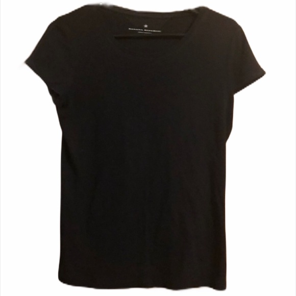 Banana Republic Tops - Banana Republic Crew Neck Short Sleeve Tee Black L